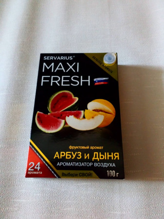 Подсиденье 100 гр "АРБУЗ И ДЫНЯ" Ароматизатор воздуха MAXIFRESH